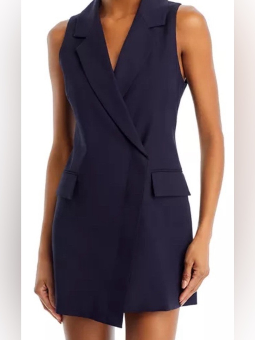 A.L.C. Sleeveless Navy Blazer Mini Dress